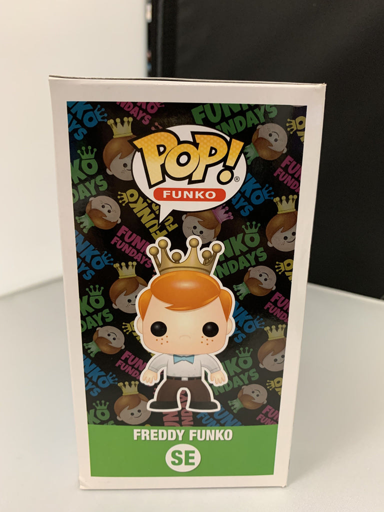 Funko Pop! Freddy Funko Orange Chrome Funko Fundays Exclusive 1000 Pcs (Light Damage) Funko 