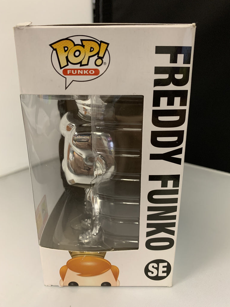 Funko Pop! Freddy Funko Silver Chrome Funko Fundays Exclusive 1000 Pcs (Damaged Box) Funko 