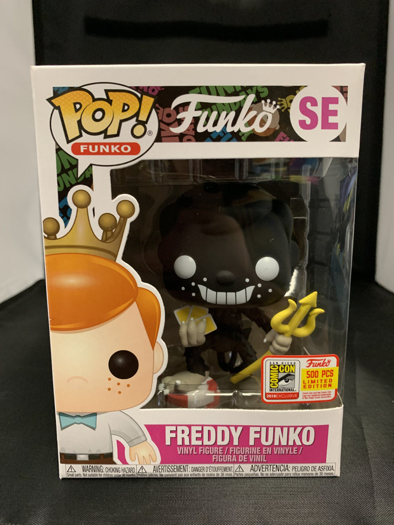 Funko Pop! Freddy Funko The Devil (Black) Funko Fundays Exclusive 500 Pcs