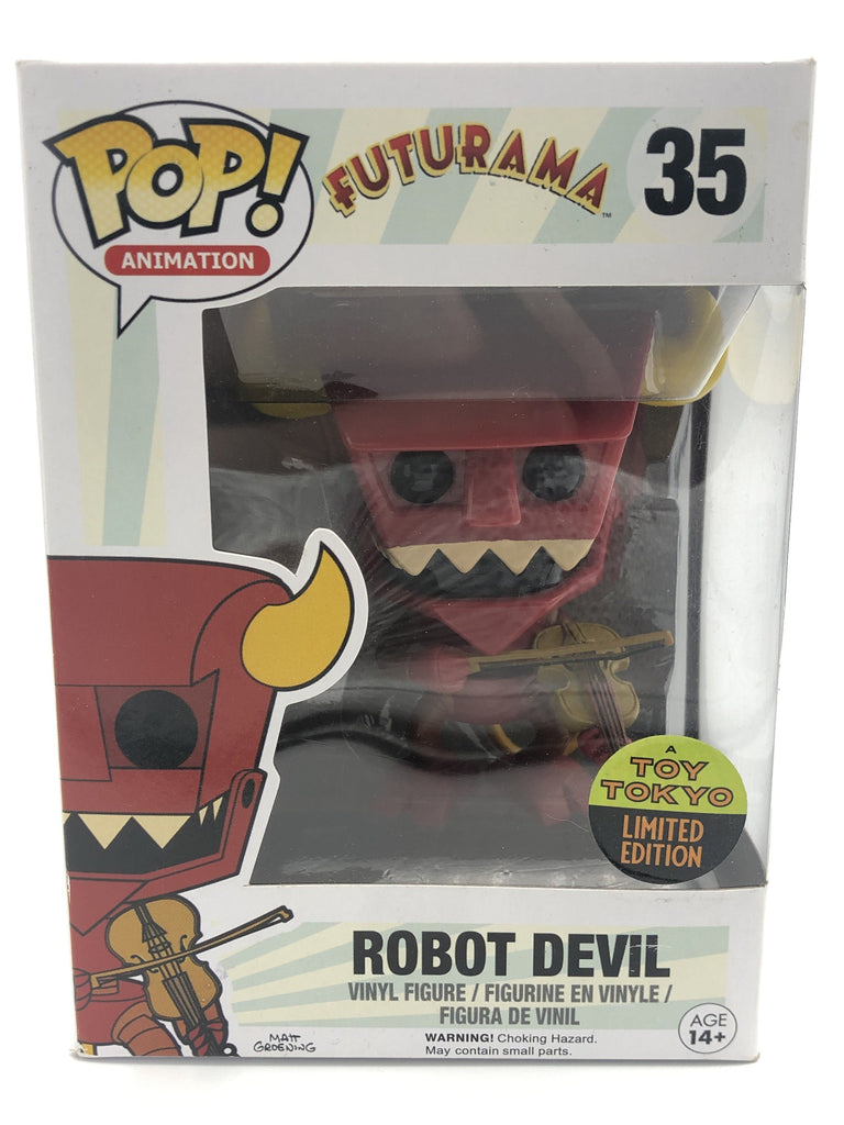 Funko Pop Futurama Robot Devil Exclusive 35 Undiscovered Realm