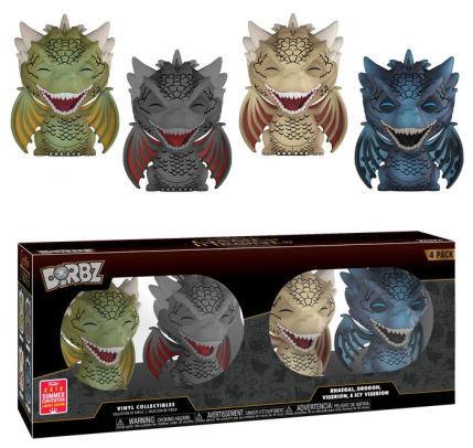 Funko Pop! Game of Thrones Dragon 4 Pack Summer Convention Exclusive Dorbz 