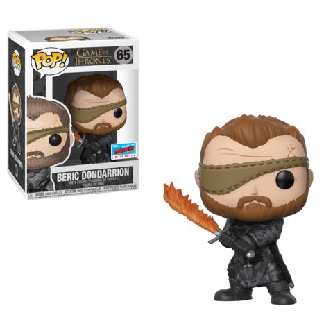 Funko Pop! Game of Thrones GOT Beric Dondarrion NYCC Official Sticker Exclusive #65 
