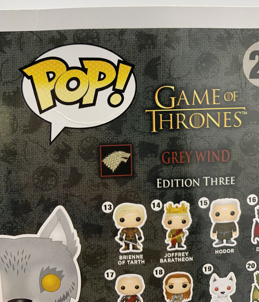 Funko Pop! Game of Thrones Grey Wind #23 (Heavy Box Damage) Funko 