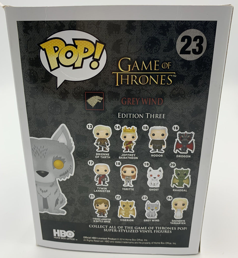 Funko Pop! Game of Thrones Grey Wind #23 (Heavy Box Damage) Funko 