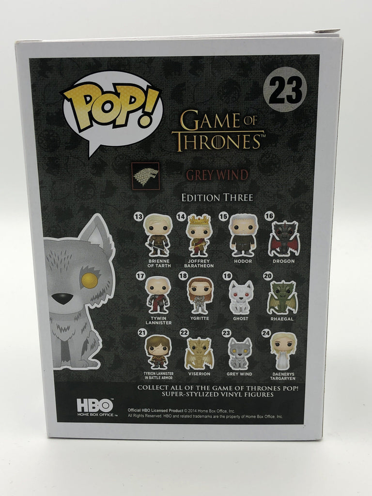 Funko Pop! Game of Thrones Grey Wind #23 (Light Box Damage) B Funko 