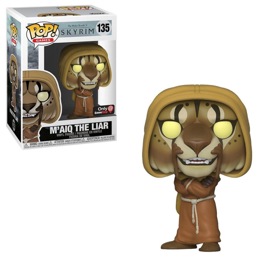 Funko Pop! Games Skyrim M'aiq The Liar Exclusive #135