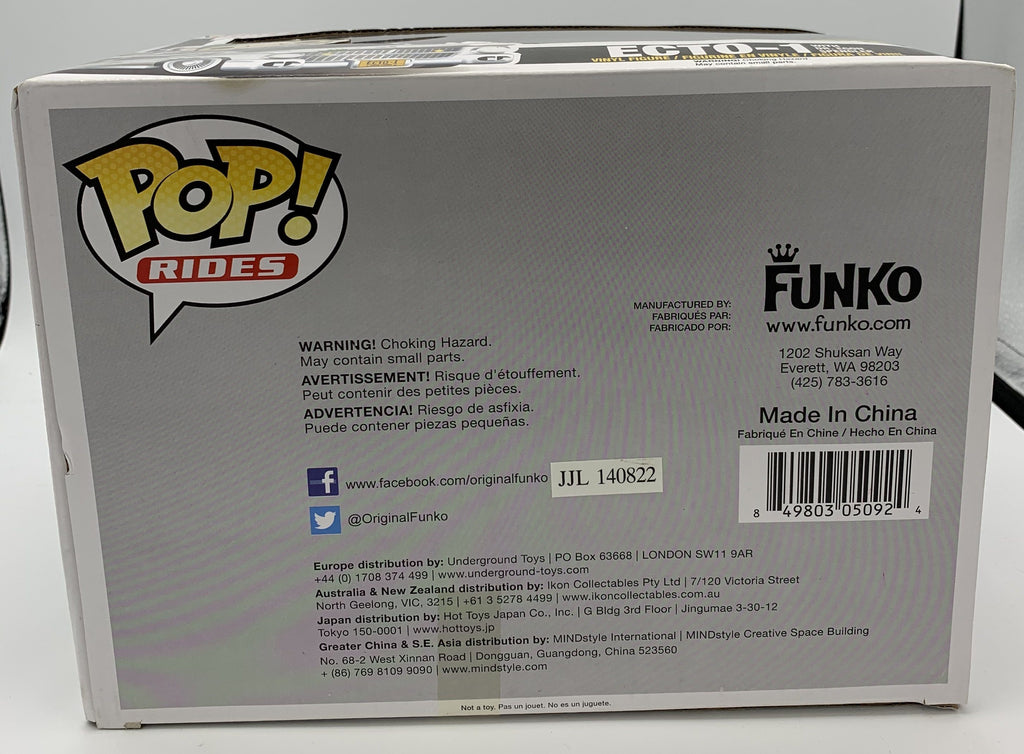 Funko Pop! Ghostbusters Ecto-1 with Dr. Egon Spengler (Slimed) Ride Exclusive #04 (Light Box Damage) Funko 