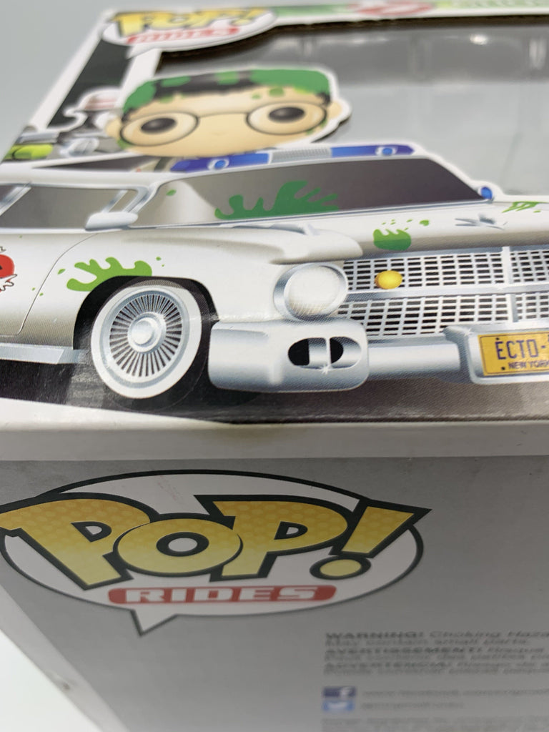 Funko Pop! Ghostbusters Ecto-1 with Dr. Egon Spengler (Slimed) Ride Exclusive #04 (Light Box Damage) Funko 