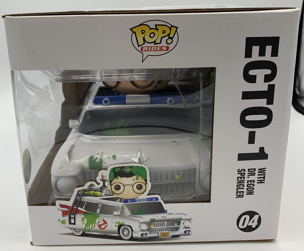 Funko Pop! Ghostbusters Ecto-1 with Dr. Egon Spengler (Slimed) Ride Exclusive #04 (Light Box Damage) Funko 