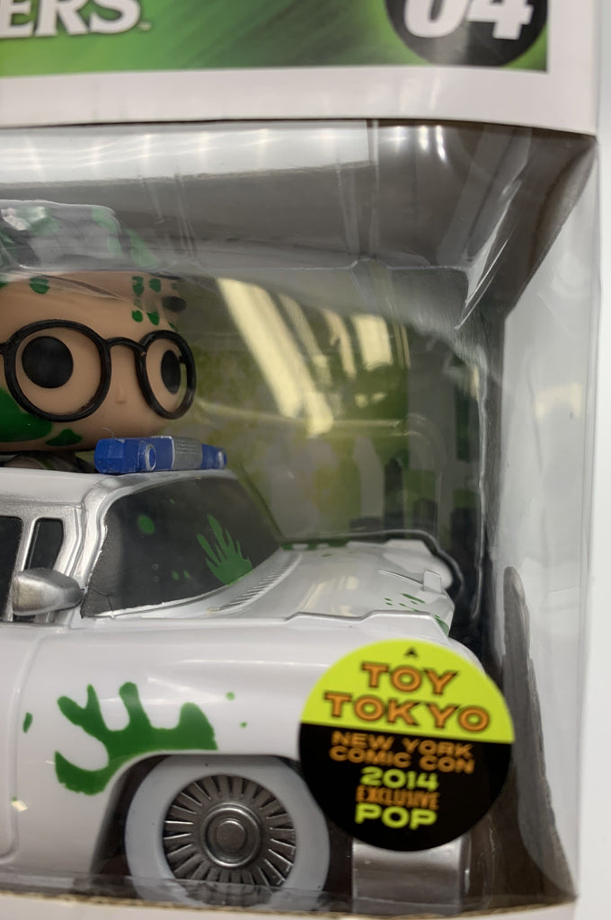 Funko Pop! Ghostbusters Ecto-1 with Dr. Egon Spengler (Slimed) Ride Exclusive #04 (Light Box Damage) Funko 