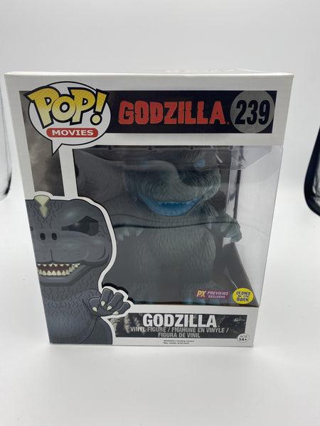 Funko Pop! Godzilla Glow in the Dark Exclusive #239 *Light Box Damage*