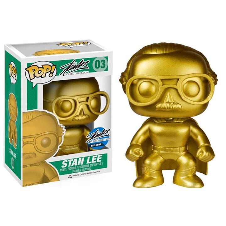 Funko Pop! Gold Superhero Stan Lee Exclusive #03