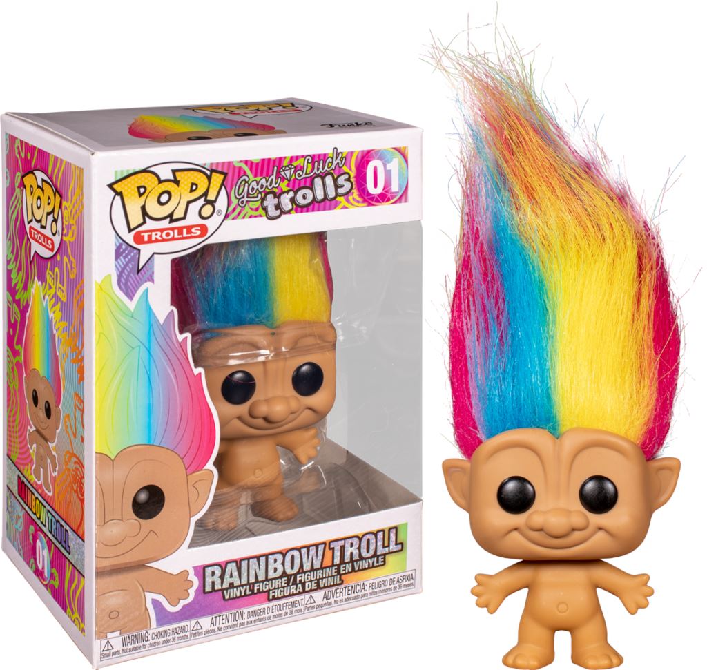 Funko Pop! Good Luck Trolls Rainbow Troll # 01