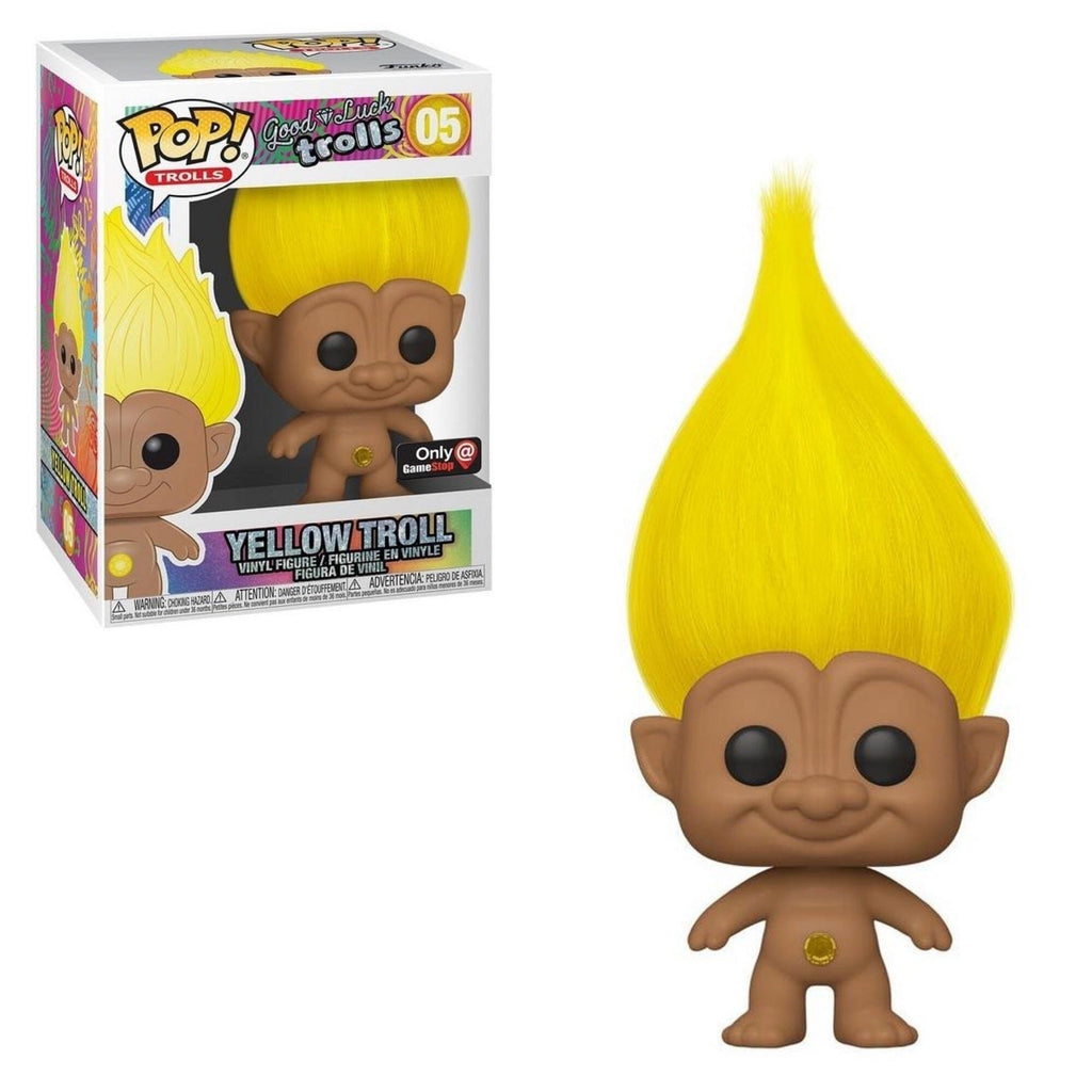 Funko Pop! Good Luck Trolls Yellow Troll Exclusive #05