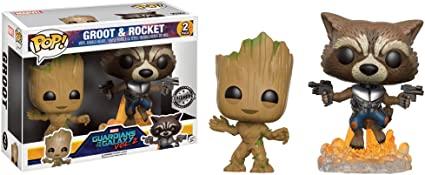 Funko Pop! Guardians of the Galaxy Volume 2 Groot and Rocket 2 Pack