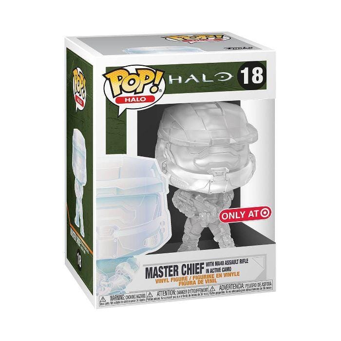 Funko Pop! Halo Infinite Master Chief with MA40 Assault Rifle in Active Camo Exclusive #18