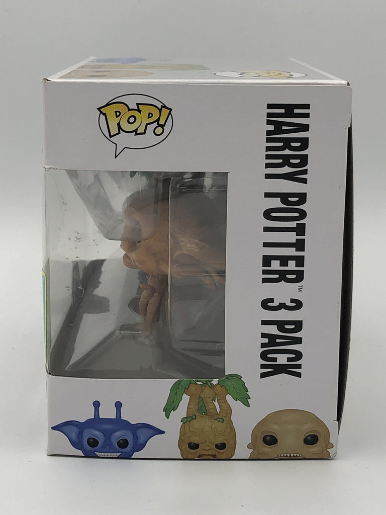 Funko Pop! Harry Potter Cornish Pike Mandrake and Grindylow Exclusive 3 Pack (Shelf Wear) Funko 