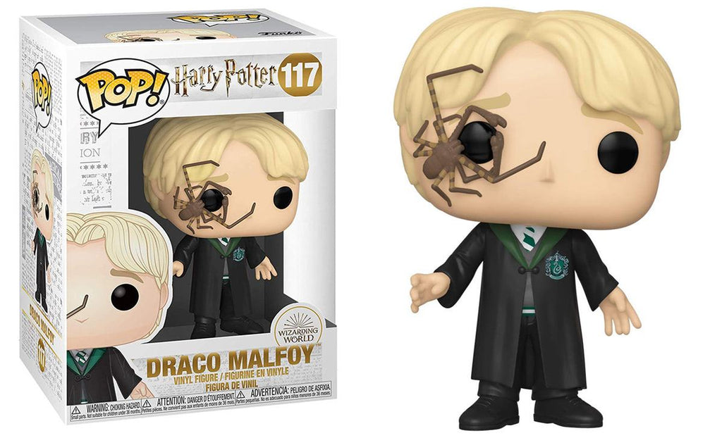 Funko Pop! Harry Potter Draco Malfoy with Whip Spider #117