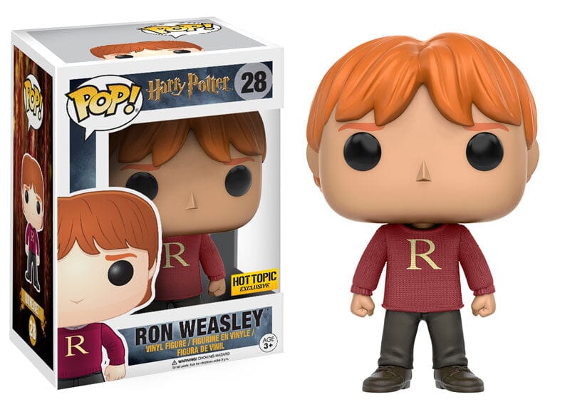 Funko Pop! Harry Potter Ron Weasley (Sweater) Exclusive #28