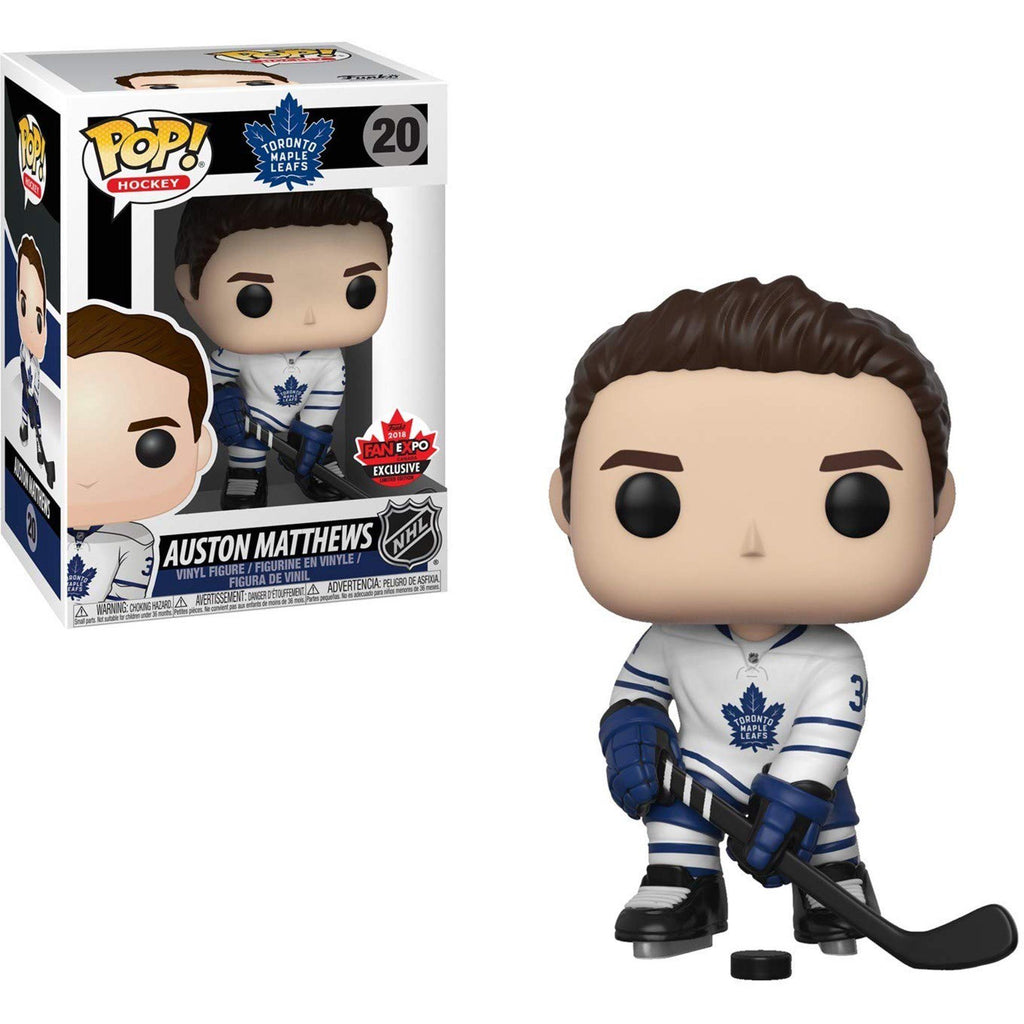 Funko Pop! Hockey Toronto Maple Leafs Auston Matthews Fan Expo Canada (Official Sticker) Exclusive #20