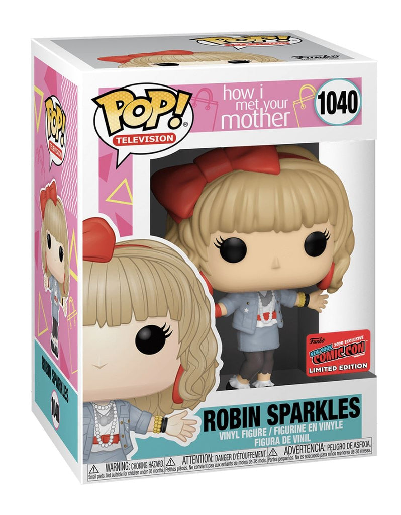 Funko Pop! How I Met Your Mother Robin Sparkles (NYCC Official Sticker) Exclusive #1040