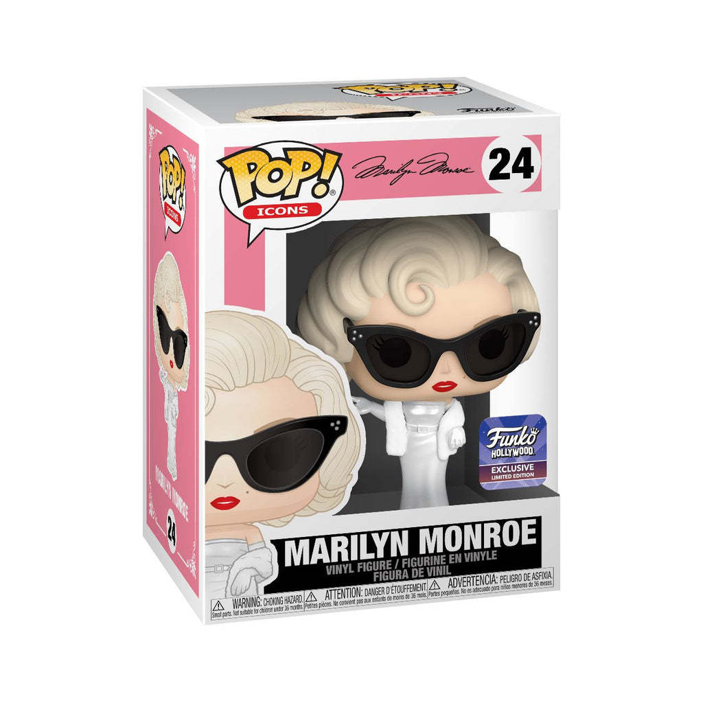 Funko Pop! Icons Marilyn Monroe w/ Sunglasses Hollywood Exclusive #24