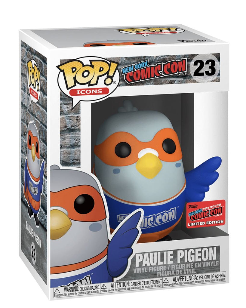 Funko Pop! Icons Paulie Pigeon Blue Shirt (NYCC Official Sticker) Exclusive #23