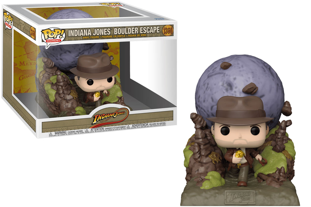 Funko Pop! Indiana Jones Raiders of the Lost Ark Boulder Escape Movie Moment #1360