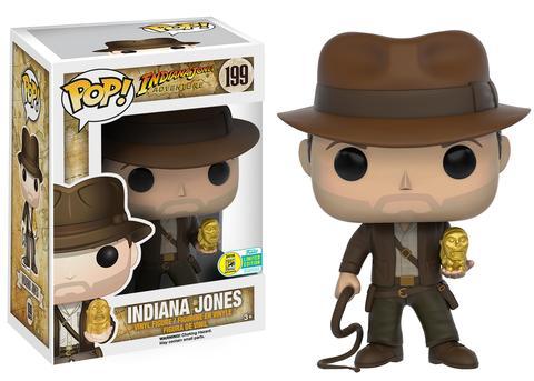 Funko Pop! Indiana Jones with Golden Idol SDCC Exclusive #199 (Shelf Wear)