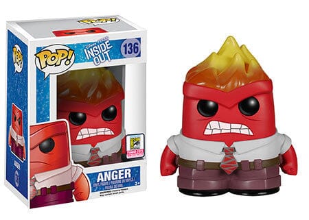 Funko Pop! Inside Out Anger (Flames) SDCC Exclusive #136
