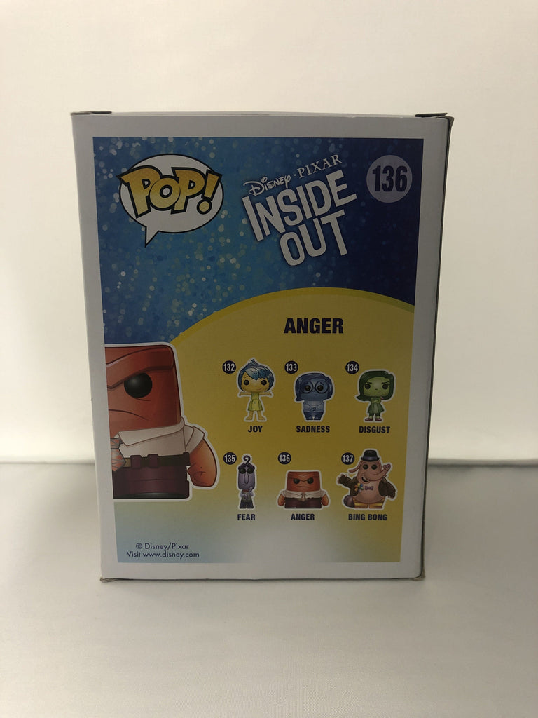 Funko Pop! Inside Out Anger Summer Convention Exclusive #136 Disney Funko 
