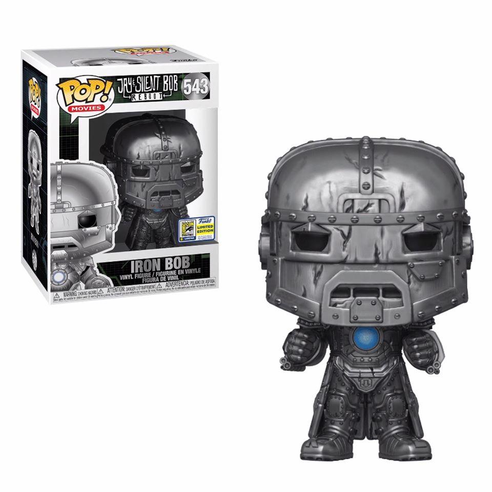Funko Pop! Jay and Silent Bob Reboot Iron Bob SDCC (Official Sticker) Exclusive #543 (Shelf Wear)