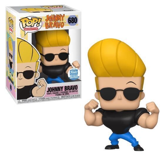 Johnny Bravo Exclusive Funko Pop! #680 (Shelf Wear)