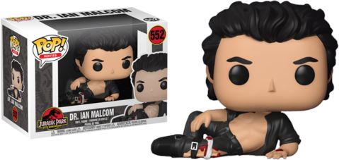 Funko Pop Jurassic Park Injured Dr. Ian Malcolm Exclusive 552