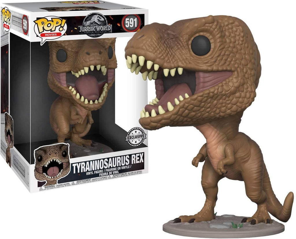 Funko Pop! Jurassic Park Tyrannosaurus Rex 10 Inch Exclusive #591 (Additional Shipping Fees Apply)