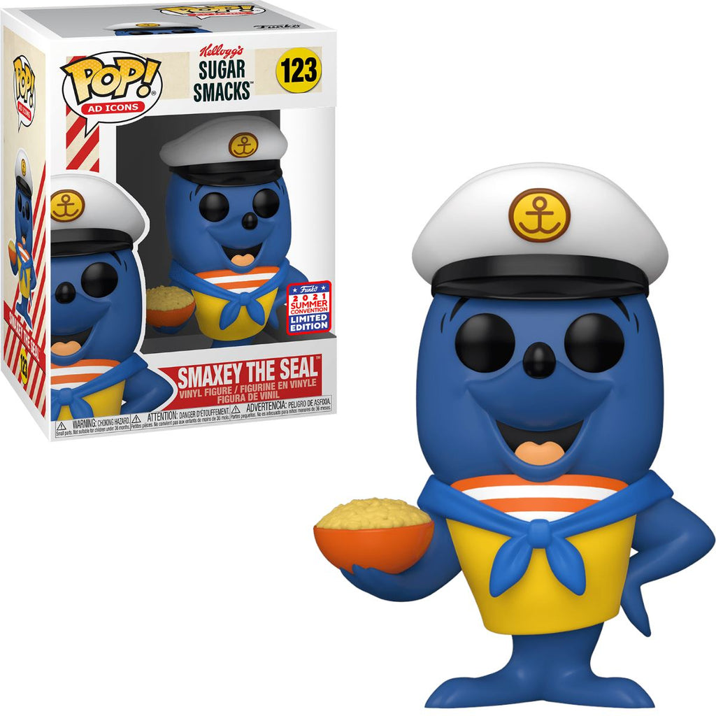 Funko Pop! Kellogg's Sugar Smacks Smaxey the Seal Summer Exclusive #123