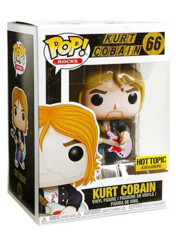 Funko Pop! Kurt Cobain w/ Pink Guitar Hot Topic Exclusive #66