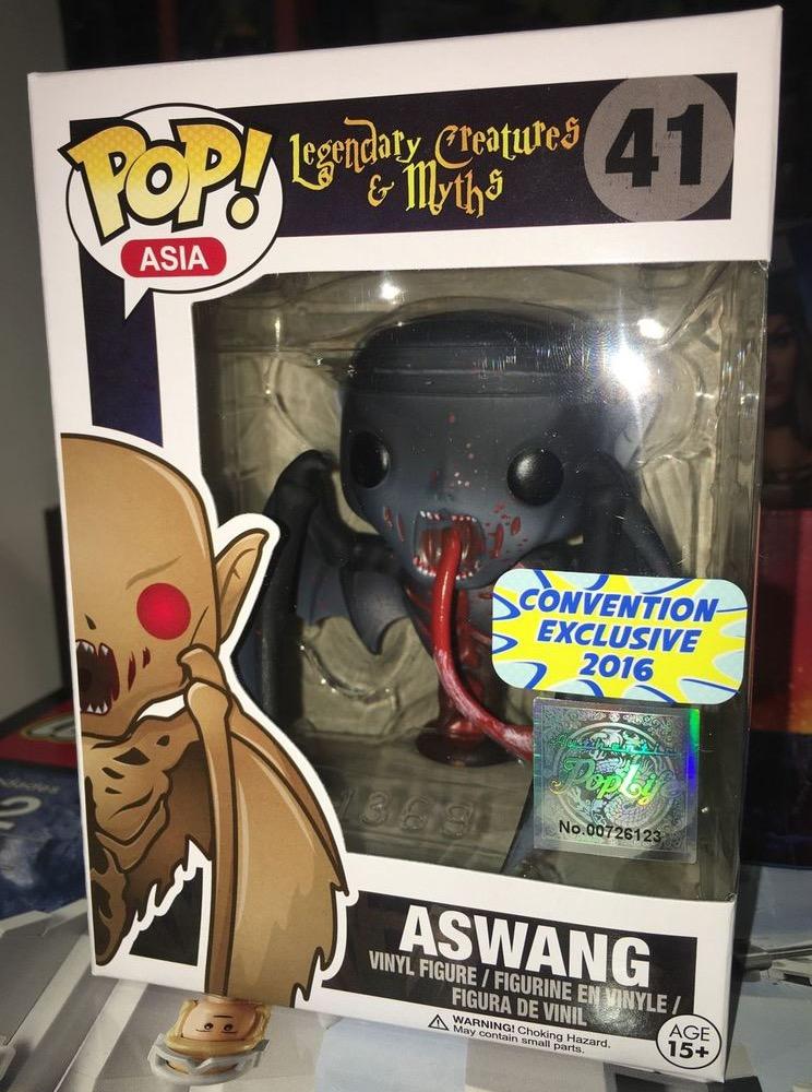 Legendary Creatures and Myths Aswang (Black) Convention Exclusive Funko Pop! #41 
