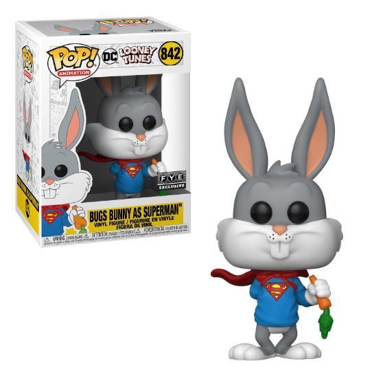 Funko Pop! Looney Tunes Bugs Bunny as Superman DC Exclusive #842