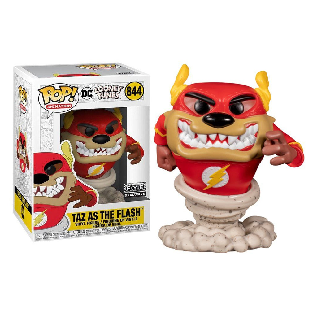 Funko Pop! Looney Tunes Taz as The Flash DC Exclusive #844
