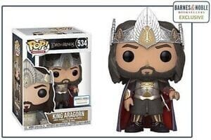 Funko Pop! Lord of the Rings King Aragorn Exclusive #534