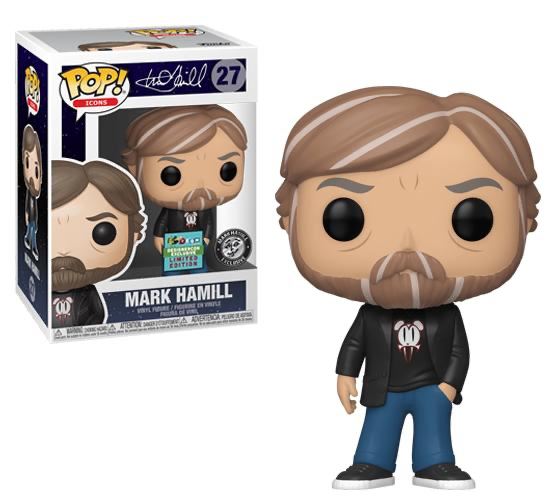 Funko Pop! Mark Hamill Black Shirt Designer Con Exclusive #27