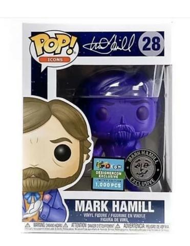 Funko Pop! Mark Hamill Purple Designer Con Exclusive #28 1,000 PIECES