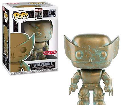 Funko Pop! Marvel 80 Years Patina Wolverine Exclusive #496