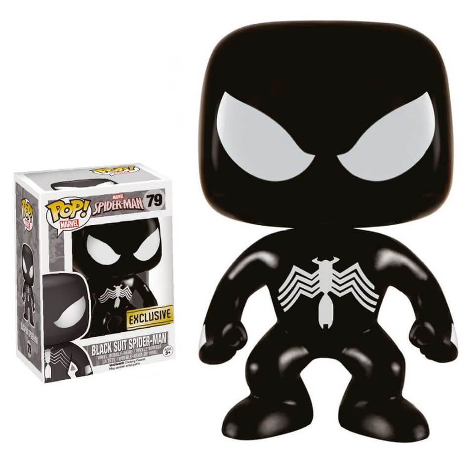 Funko Pop! Marvel Black Suit Spider Man Exclusive #79
