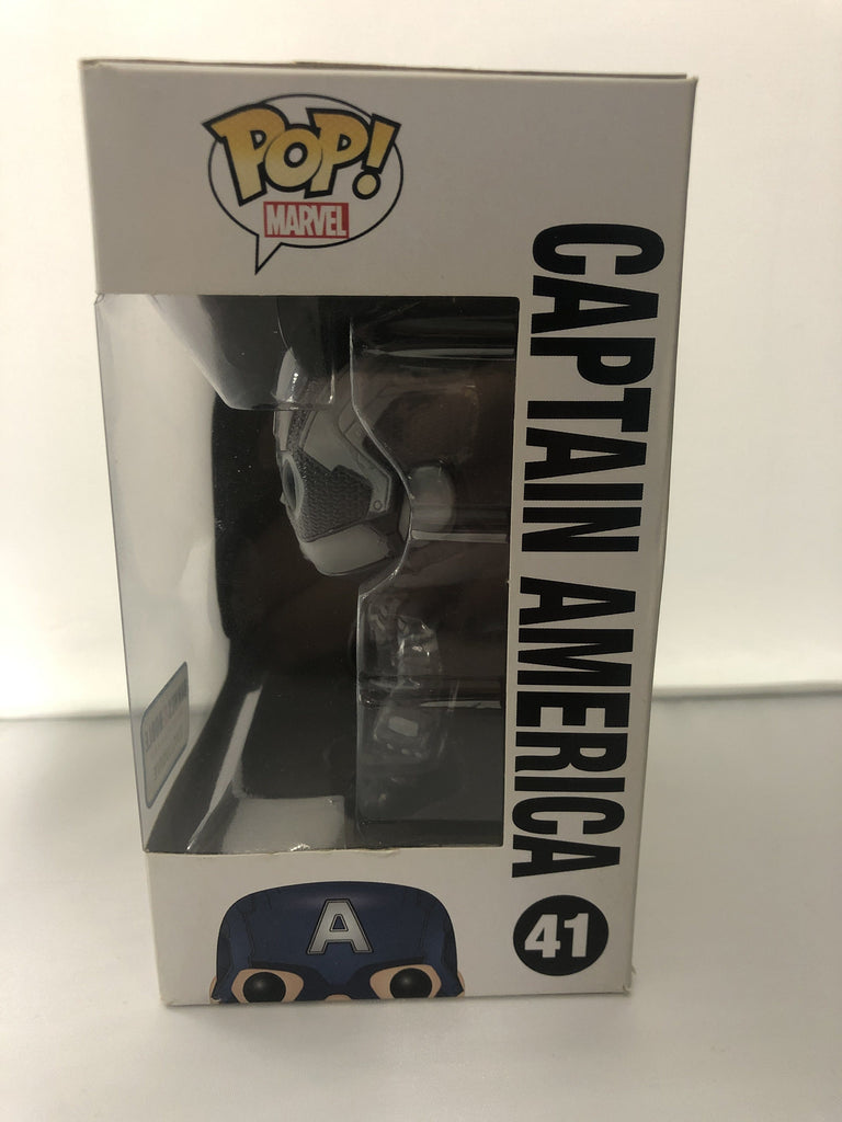 Funko Pop! Marvel Captain America Black and White Winter Soldier Exclusive #41 *Damaged Box* Funko 