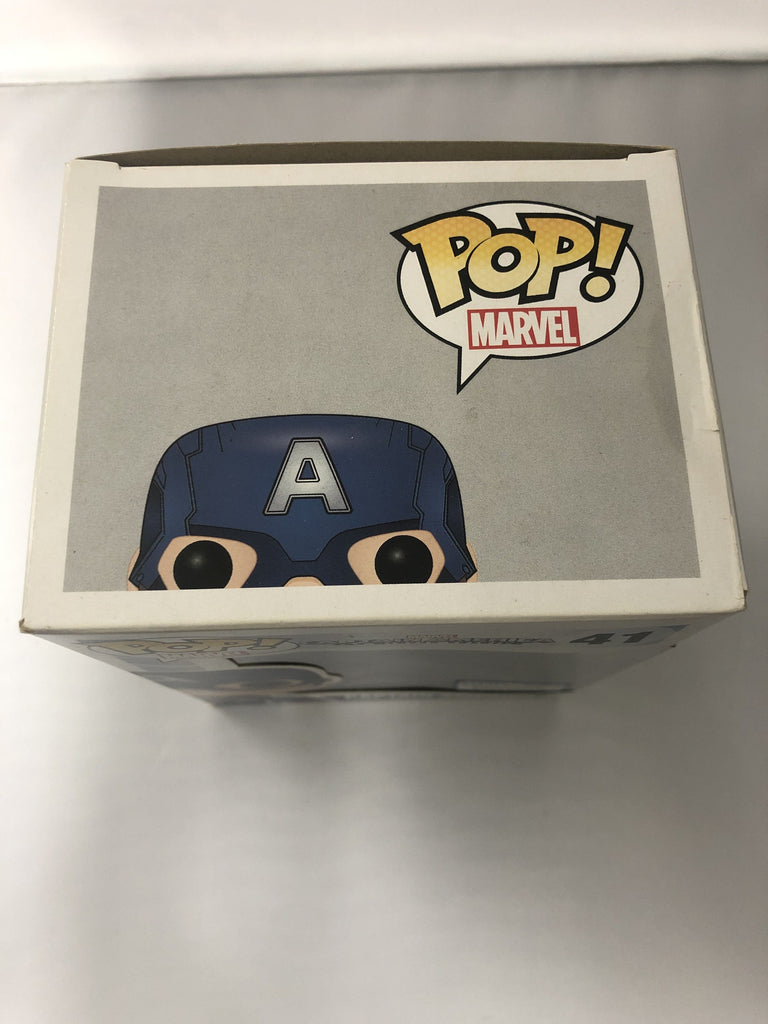 Funko Pop! Marvel Captain America Black and White Winter Soldier Exclusive #41 *Damaged Box* Funko 