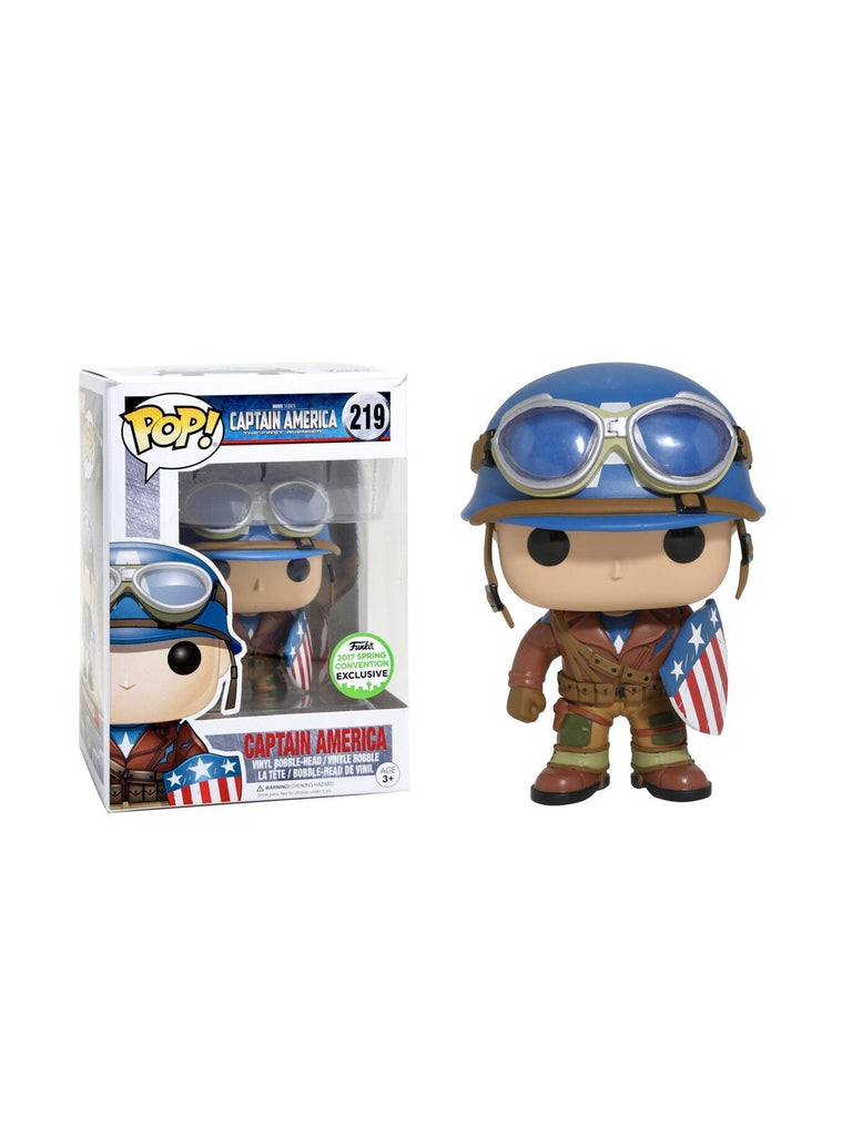 Funko Pop! Marvel Captain America (World War 2) Exclusive #219 