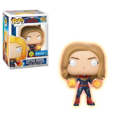 Funko Pop! Marvel Captain Marvel (Glow in the Dark) Exclusive #432