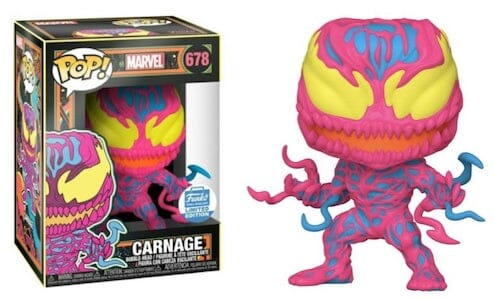 Funko Pop! Marvel Carnage (Black Light) Exclusive #678